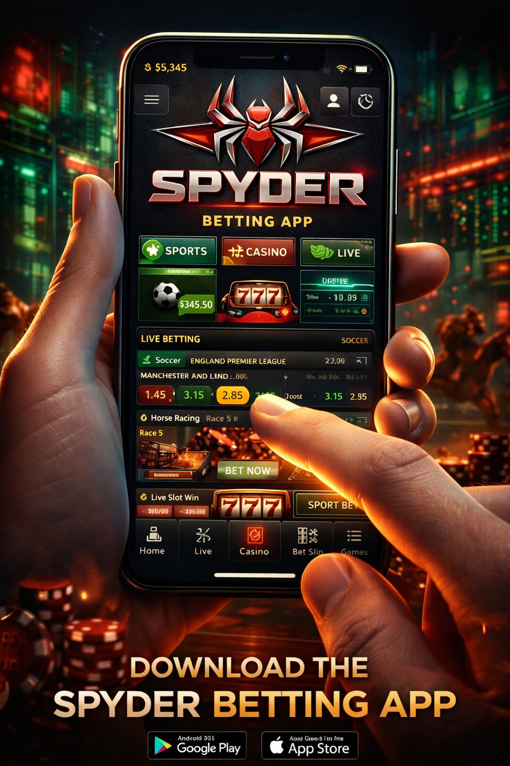 Spyder Betting App